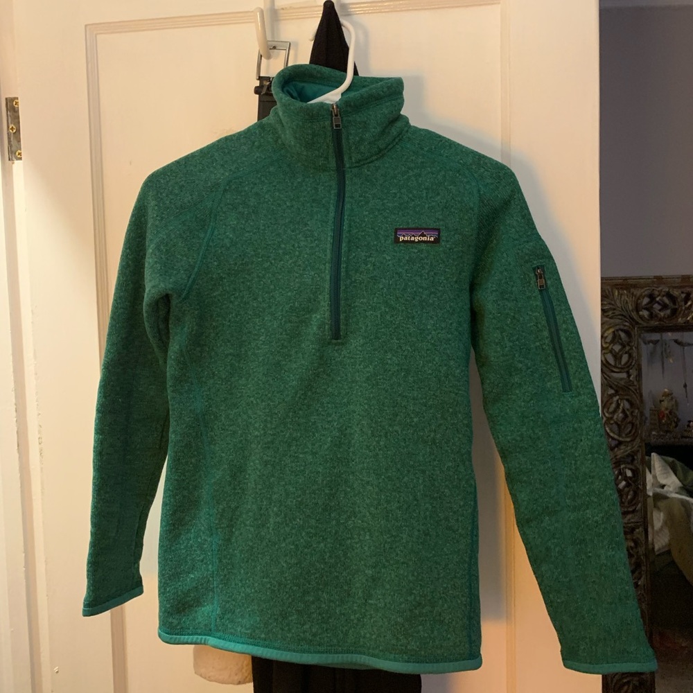 Green Patagonia pullover